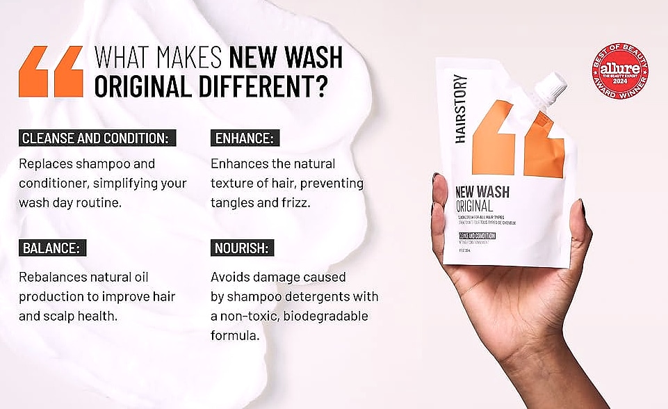 Hairstory New Wash Original Detergent-Free Cleansing Cream, — build progress