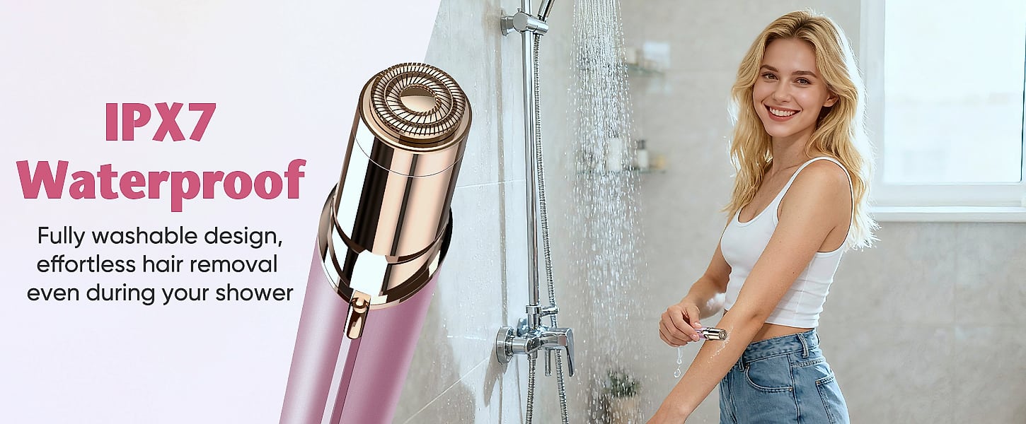 Claities Electric Facial Hair Remover with LED Light — feature highlights