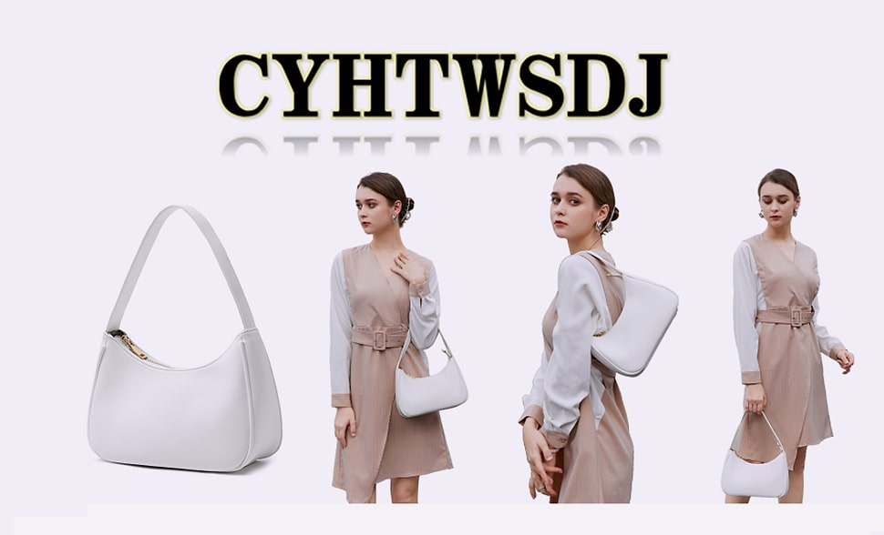 CYHTWSDJ Women's Hobo Shoulder Bag with Zipper Closure — package contents