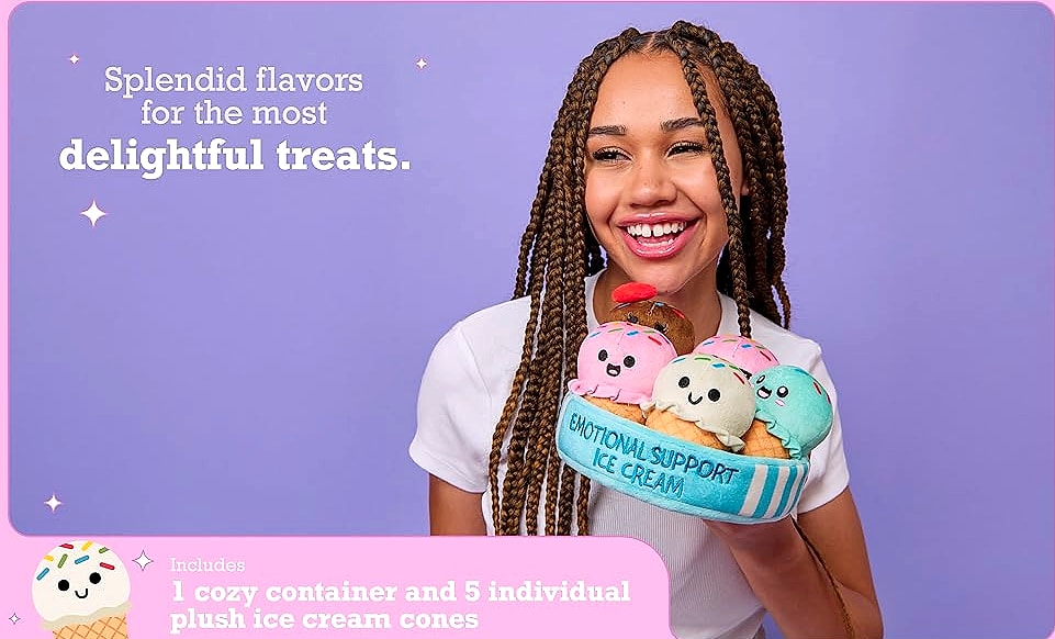 WHAT DO YOU MEME Emotional Support Dumplings Plush Toy Set — parts overview