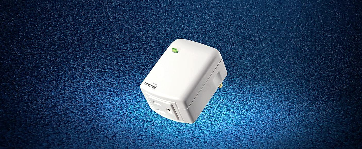 Leviton DZPA1-2BW Z-Wave Smart Plug Outlet with Range — feature highlights