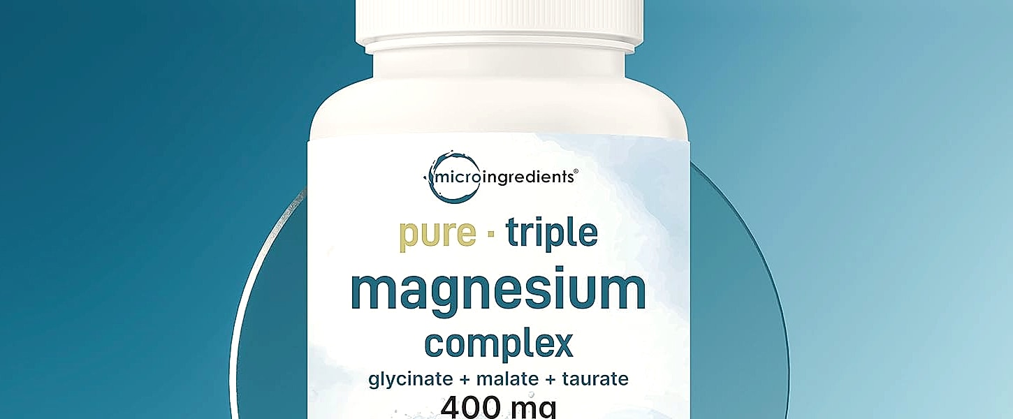 Micro Ingredients Pure Magnesium Complex, 300 Capsules — assembled view