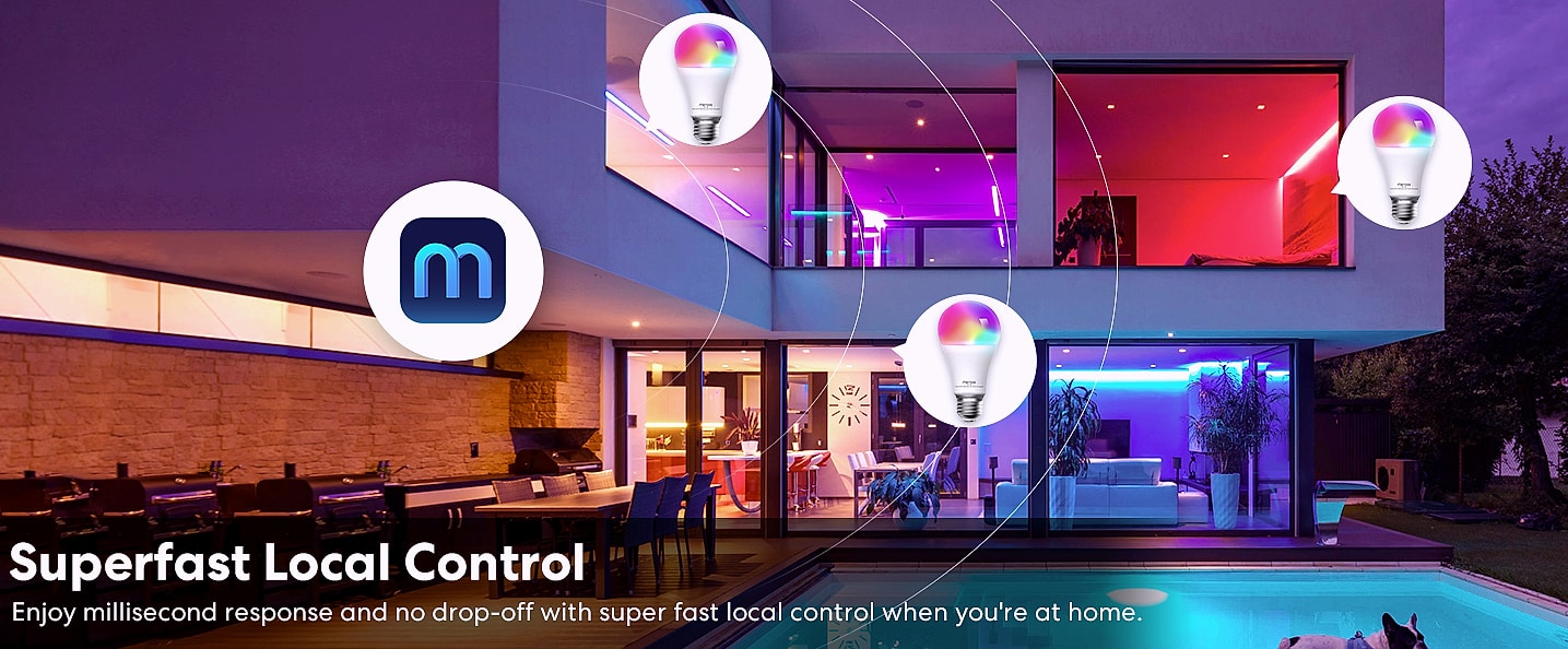 Meross Smart WiFi LED Bulb E26 Multicolor Dimmable 2 Pack — build progress