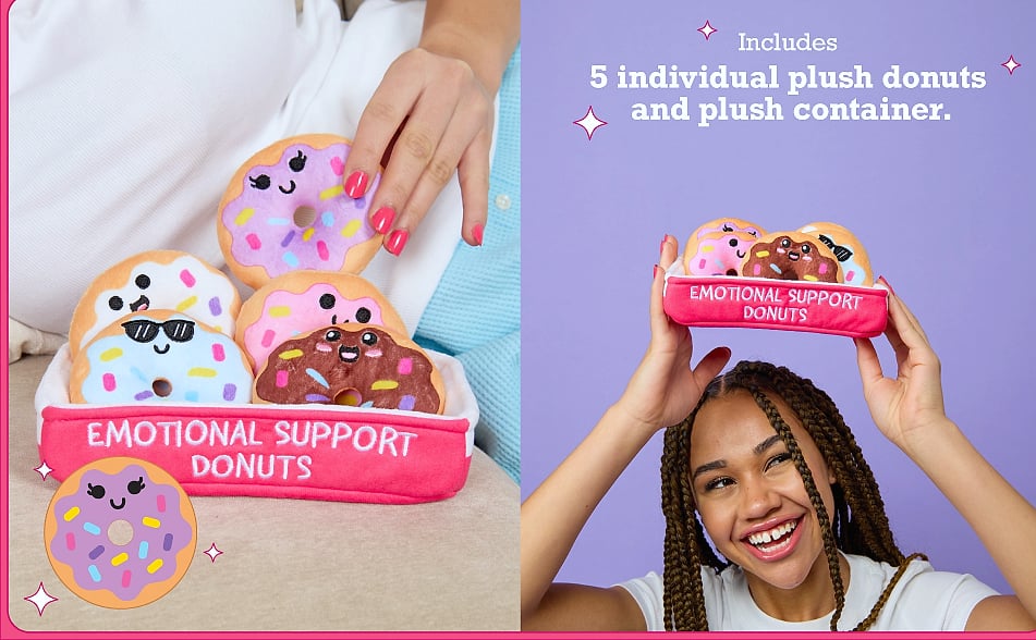WHAT DO YOU MEME Emotional Support Dumplings Plush Toy Set — scale reference