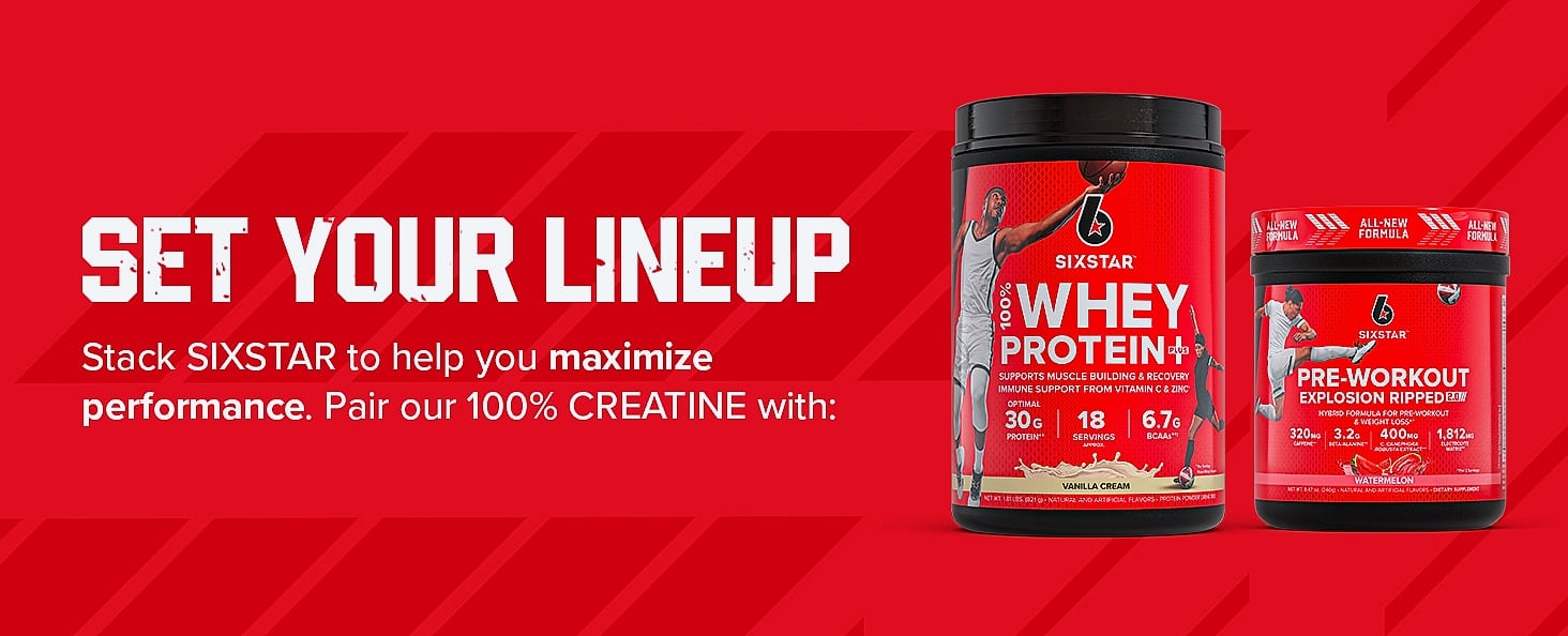 Six Star 100% Creatine Monohydrate Powder, Unflavored — close-up details