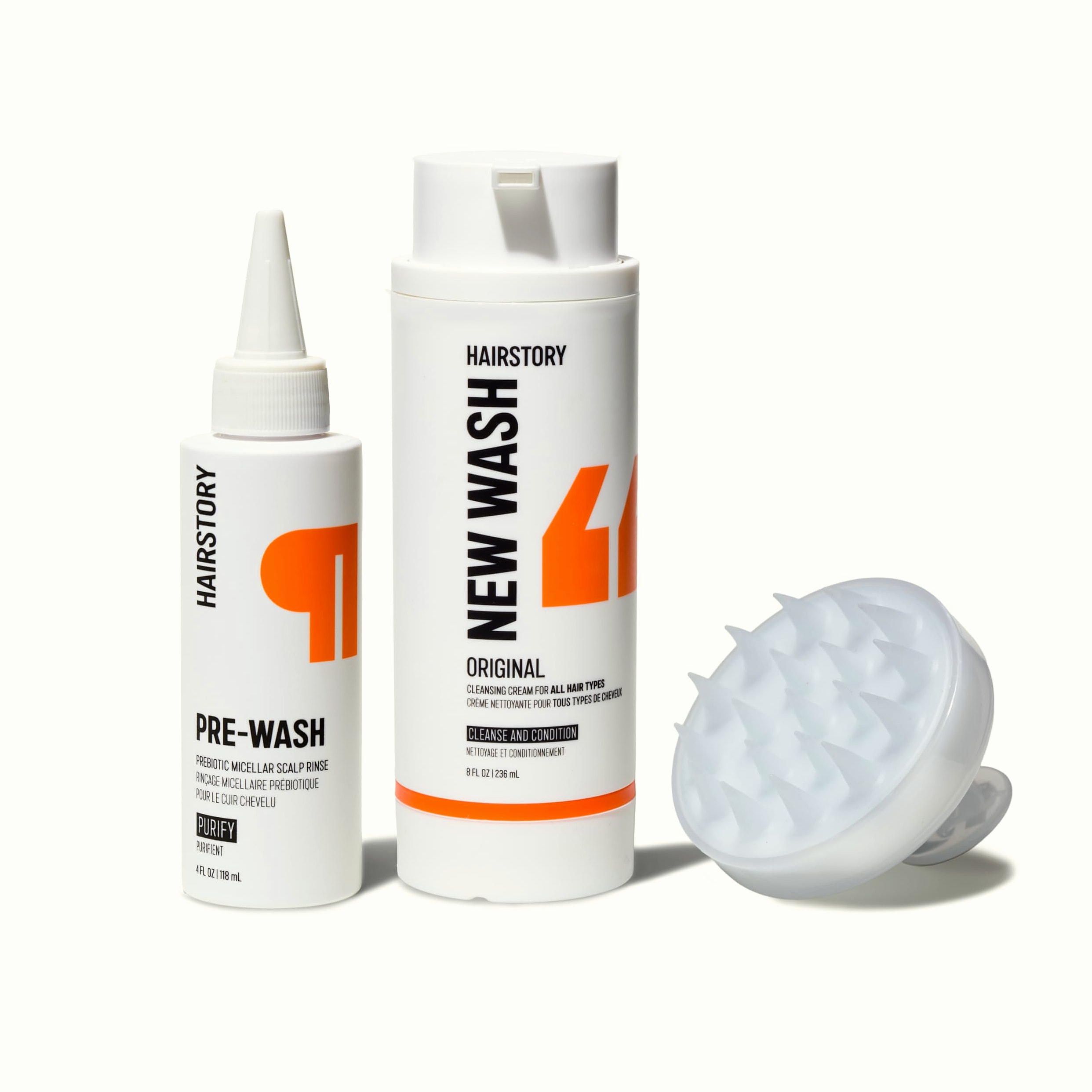 Hairstory New Wash Original and Pre-Wash Scalp Rinse Duo