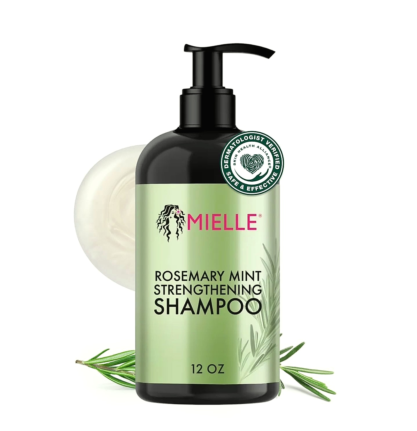 Mielle Organics Rosemary Mint Biotin Shampoo for Hair Strengthening