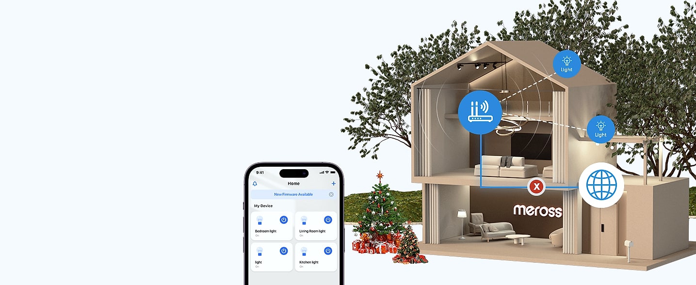 Meross Smart WiFi LED Bulb E26 Multicolor Dimmable 2 Pack — parts overview