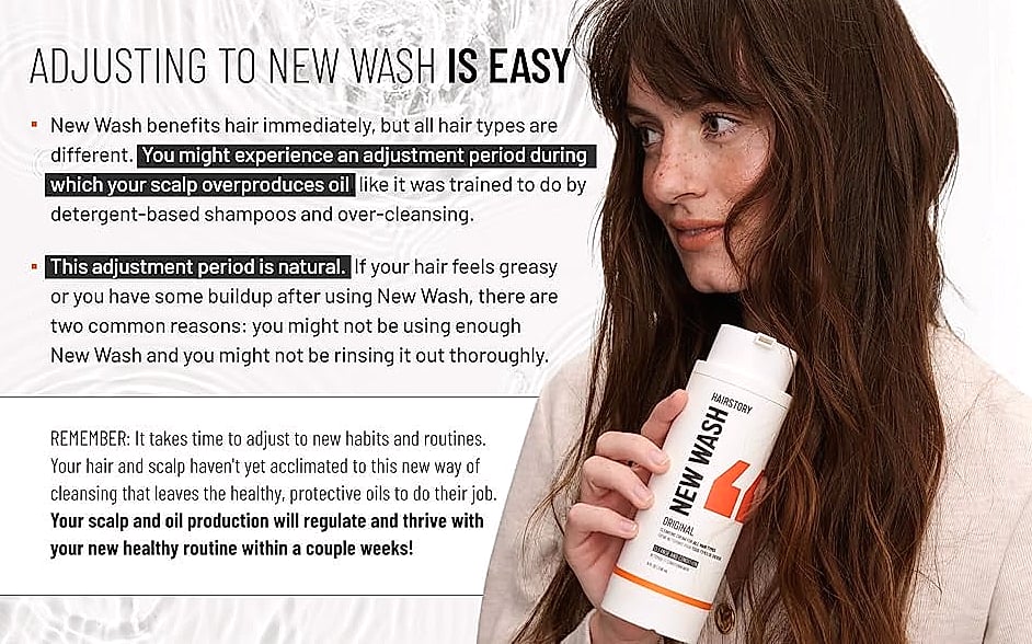 Hairstory New Wash Original Detergent-Free Cleansing Cream, — close-up details