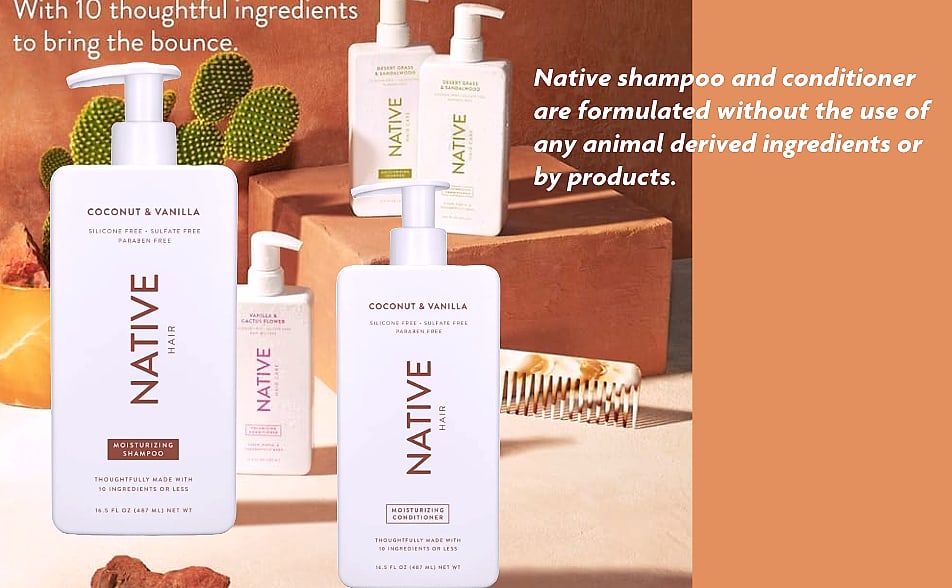Native Coconut & Vanilla Shampoo and Conditioner Set, 2-Pack — assembled view