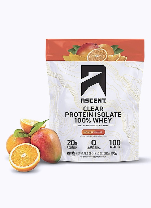 Ascent Clean Creatine Monohydrate Powder, 5G Per Serving — parts overview