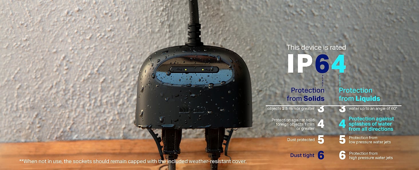 Kasa Smart Outdoor Plug EP40 with 2 Sockets, IP64 Weather — build progress