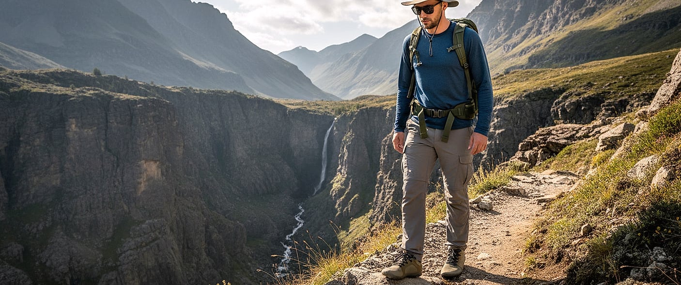 WHITIN Men's Minimalist Trail Running Shoe Wide Toe Box — feature highlights