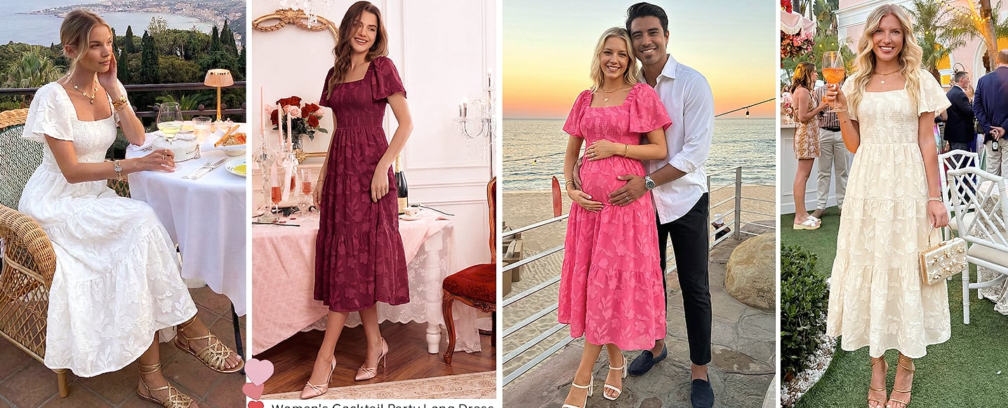 ZESICA Women's Boho Floral Midi Dress Summer Casual — feature highlights