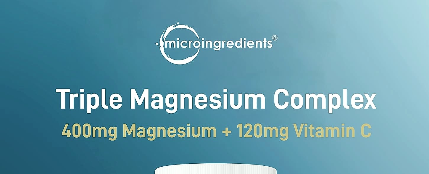 Micro Ingredients Pure Magnesium Complex, 300 Capsules — package contents