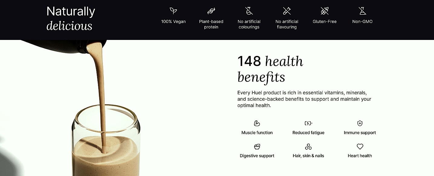 Huel Complete Protein Powder Chocolate Fudge Brownie 26 — scale reference