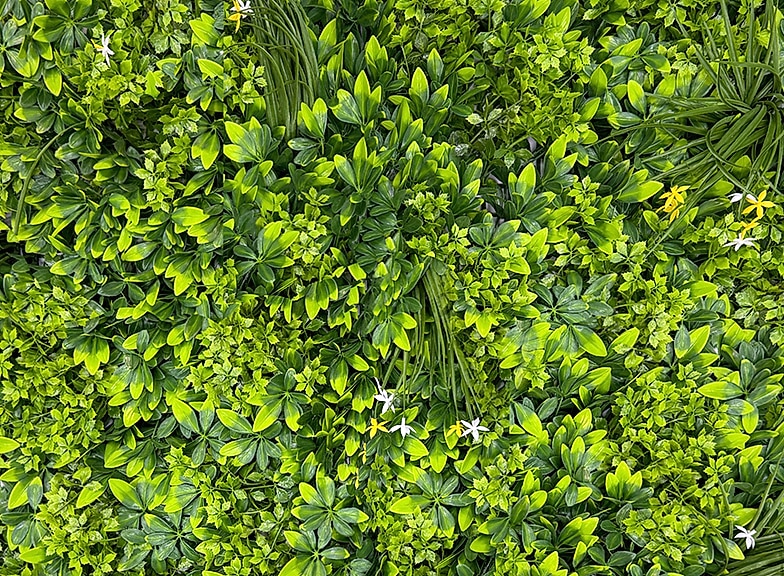 ODTORY 40x120 in Artificial Ivy Privacy Fence Screen with — scale reference