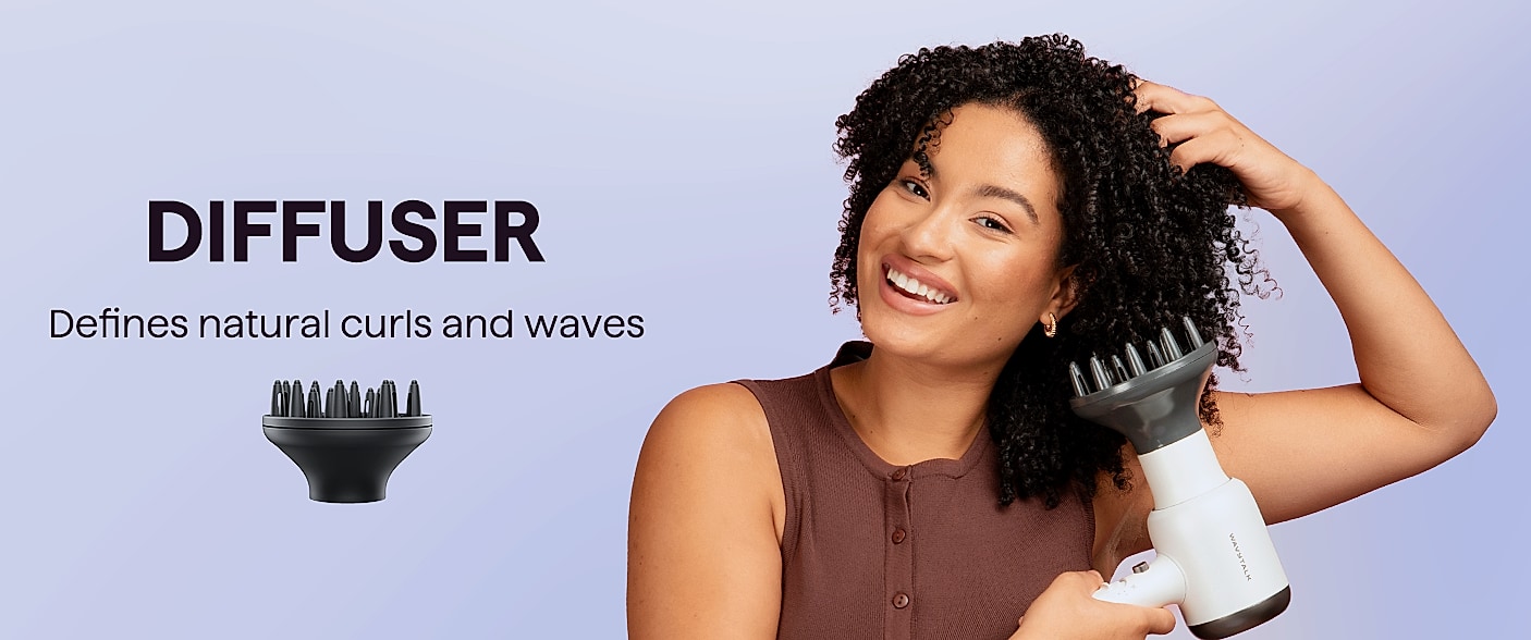 Wavytalk 1875W Ionic Hair Dryer with Diffuser and Comb — feature highlights