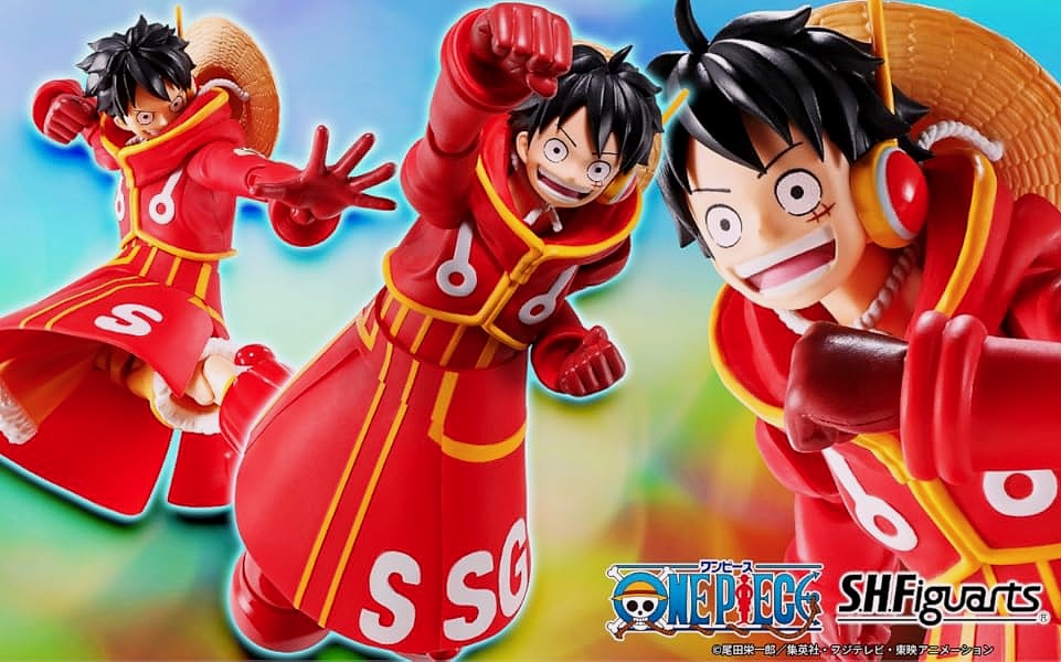 S.H.Figuarts Monkey D. Luffy Raid on Onigashima Action — assembled view