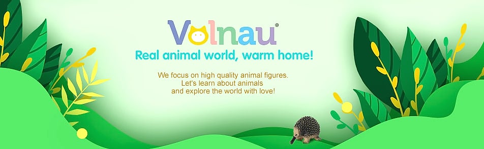 Volnau Mini Sea Turtle Figures 14-Piece Animal Toy Set — package contents