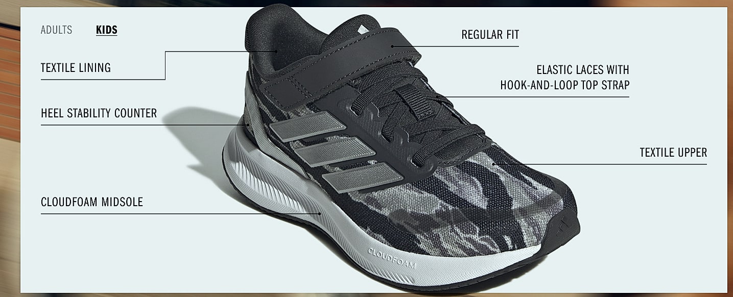 Adidas Run Falcon 5 Women's Running Shoes Lightweight — assembled view