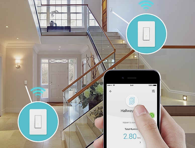 Kasa Smart HS210 3-Way Wi-Fi Light Switch Kit, 2-Pack — package contents