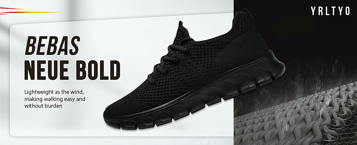 YRLTYO Men's Lightweight Slip On Running Shoes — package contents