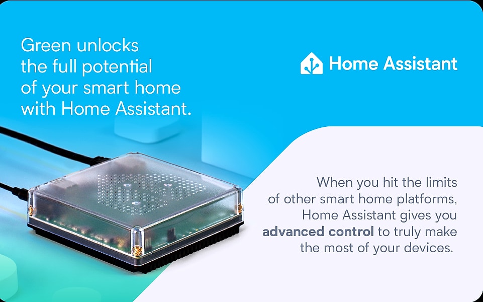 Nabu Casa Home Assistant Green smart home hub — package contents