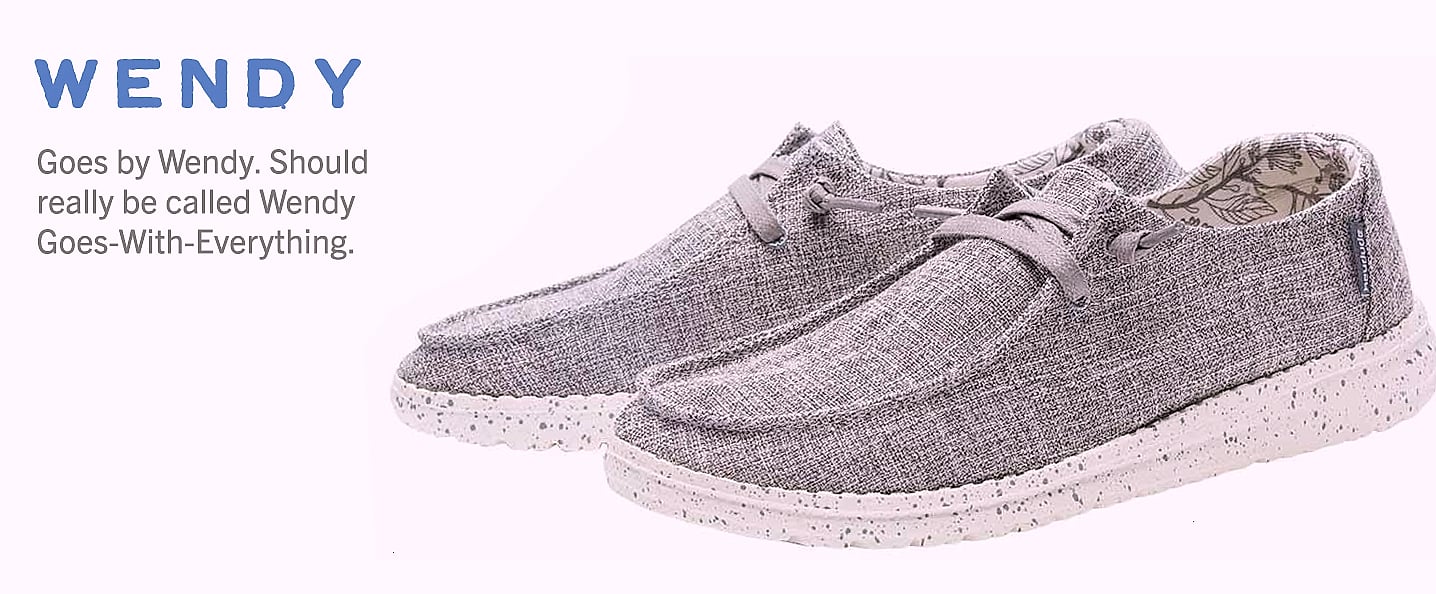 Hey Dude Women's Wendy Stretch Sox Slip-On Loafer — assembled view