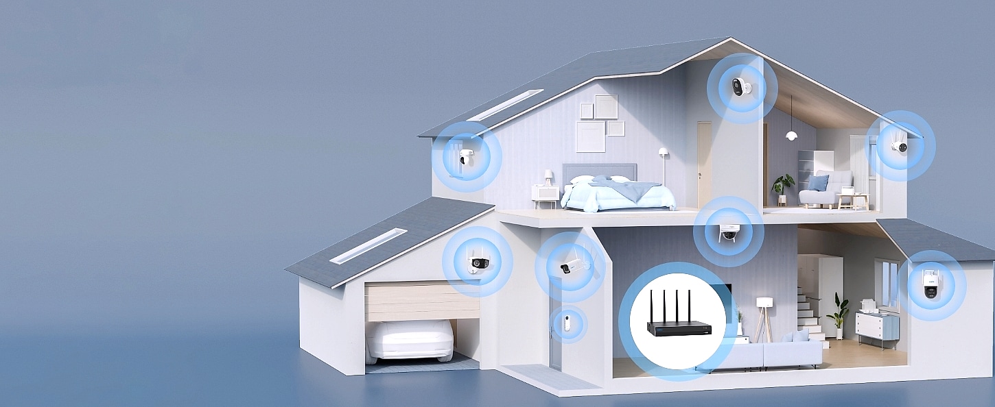 Reolink Video Doorbell WiFi Camera 2K Wired Security — side view