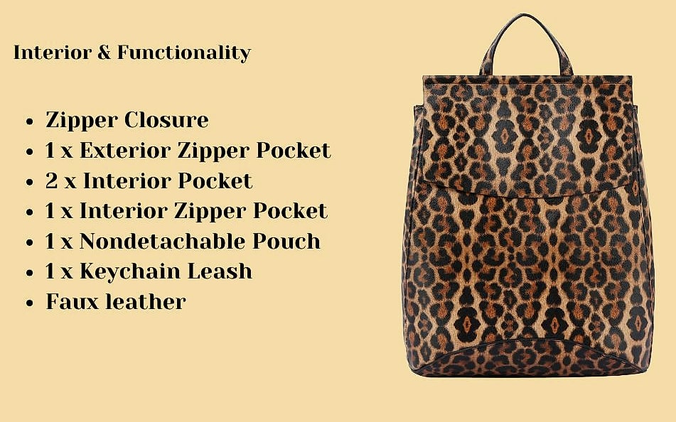 Handbag Republic Convertible Vegan Leather Backpack Travel — scale reference