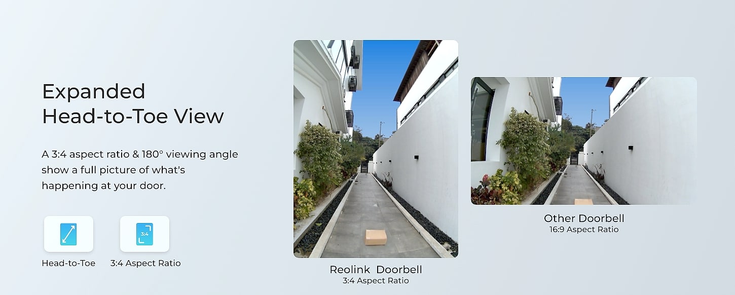 Reolink Video Doorbell WiFi Camera 2K Wired Security — interior detail