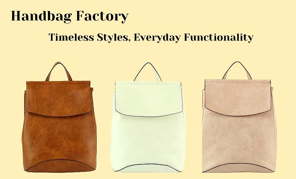 Handbag Republic Convertible Vegan Leather Backpack Travel — package contents