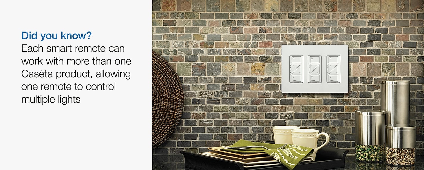 Lutron Caseta PD-6WCL-WH Smart Dimmer Switch 150W — scale reference