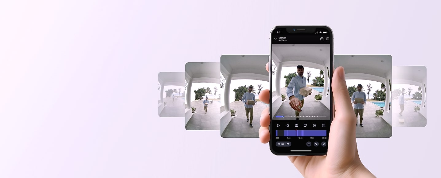 Reolink Video Doorbell WiFi Camera 2K Wired Security — assembled view