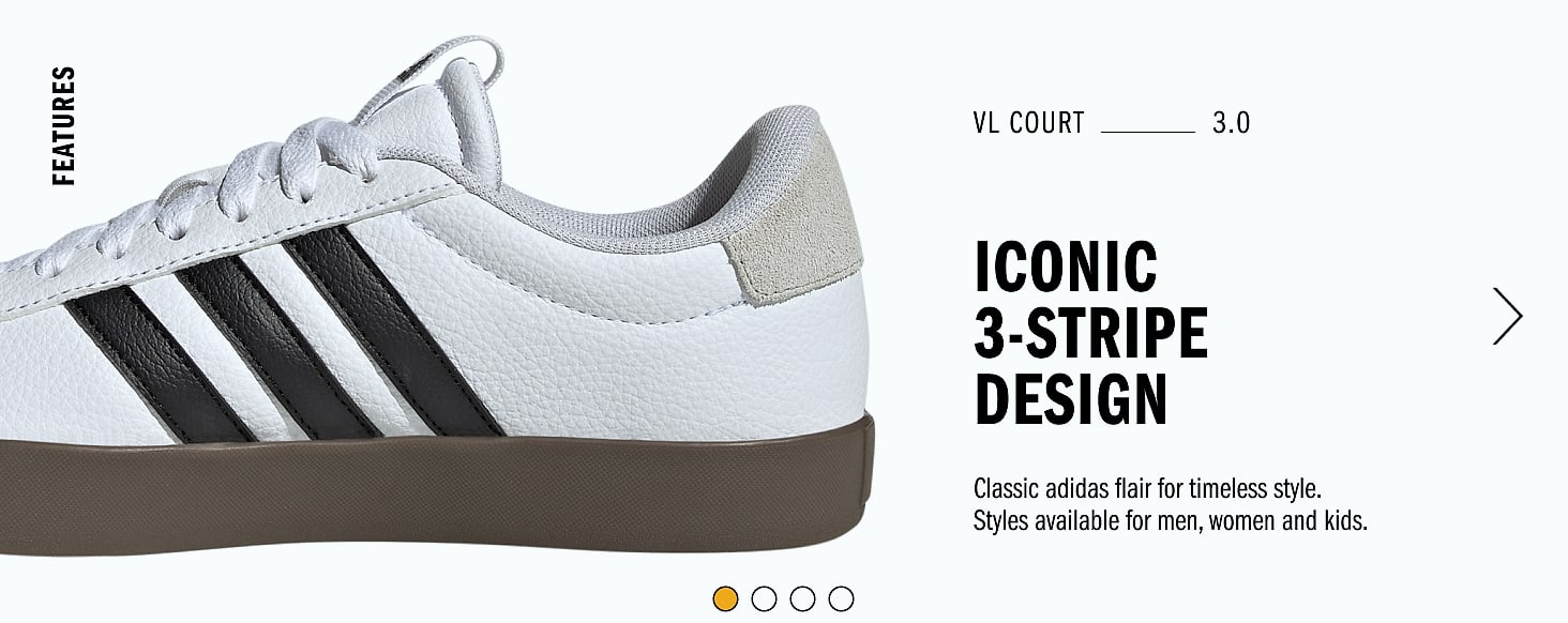 Adidas Women's VL Court 3.0 Skateboarding Sneaker — scale reference