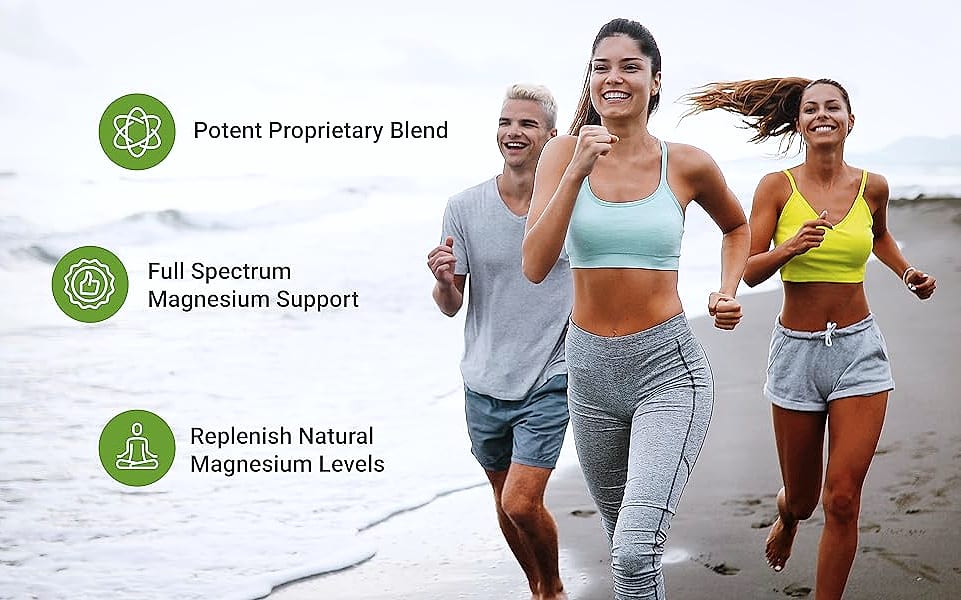 DEAL SUPPLEMENT Magnesium Complex 500mg, 240 Veggie Capsules — close-up details