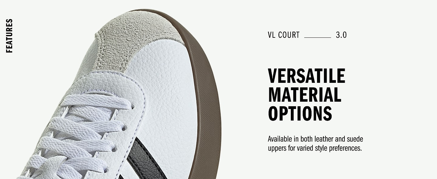 Adidas Women's VL Court 3.0 Skateboarding Sneaker — assembled view