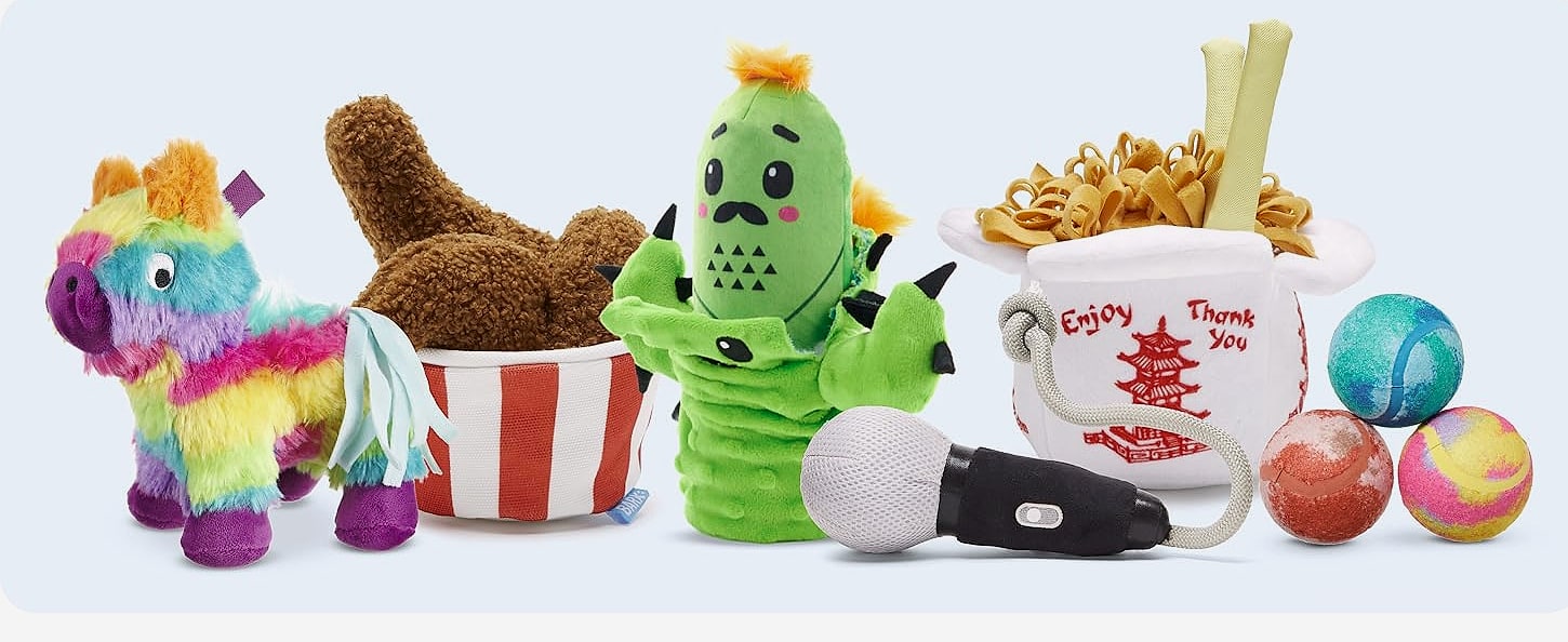 Barkbox Consuela the Cactus 2-in-1 Plush Dog Toy with — scale reference