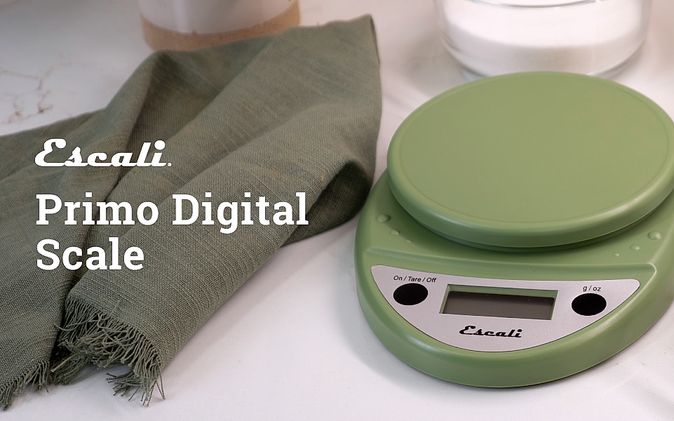 Escali Primo Digital Food Scale, 11 lb Capacity Kitchen — package contents