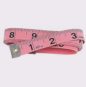 Singer 00218 Tape Measure for Sewing and Tailoring — scale reference