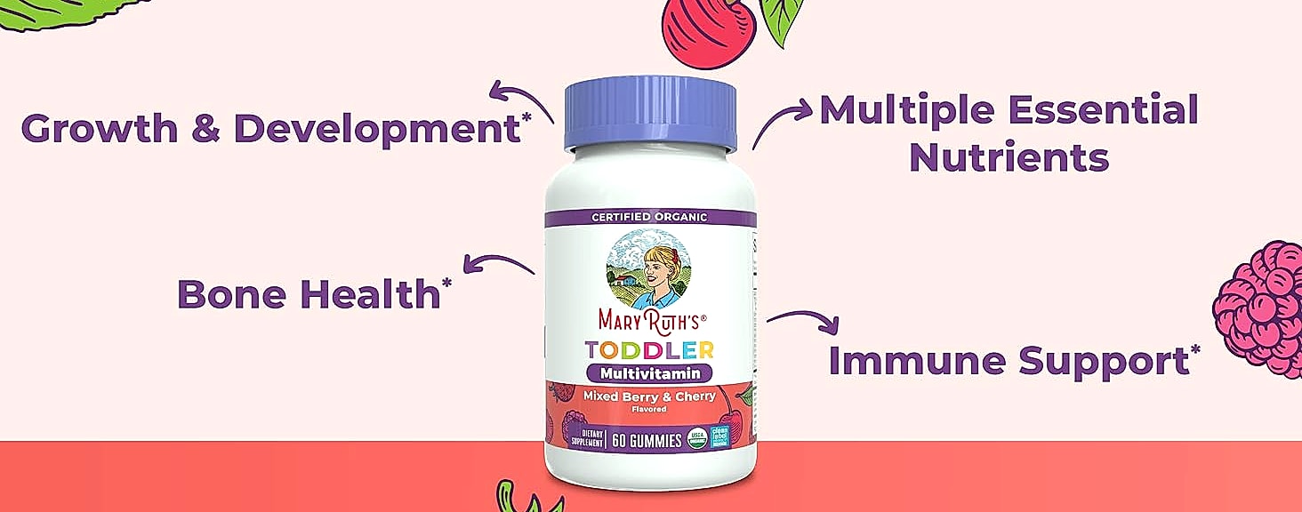 MaryRuth's Organic Toddler Multivitamin Gummies, 60 Count — build progress