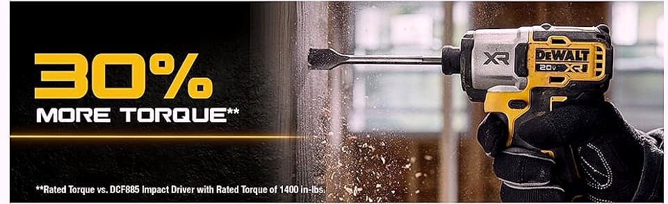 DeWalt DCF845B 20V MAX XR Brushless Impact Driver — assembled view
