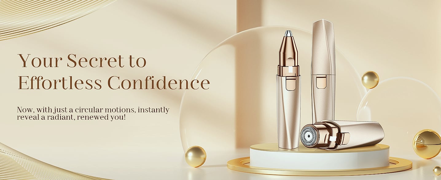 Bissuuy 2-in-1 Eyebrow Trimmer and Face Shaver for Women — package contents