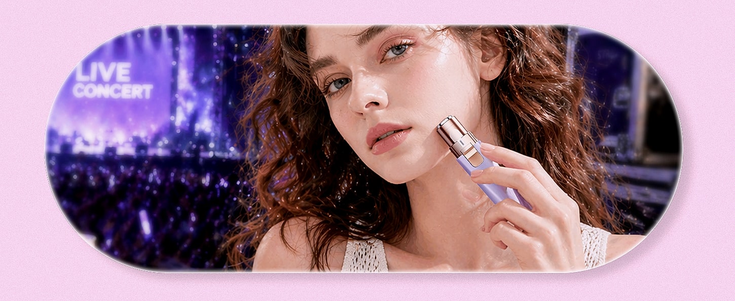Bissuuy 2-in-1 Eyebrow Trimmer and Face Shaver for Women — feature highlights