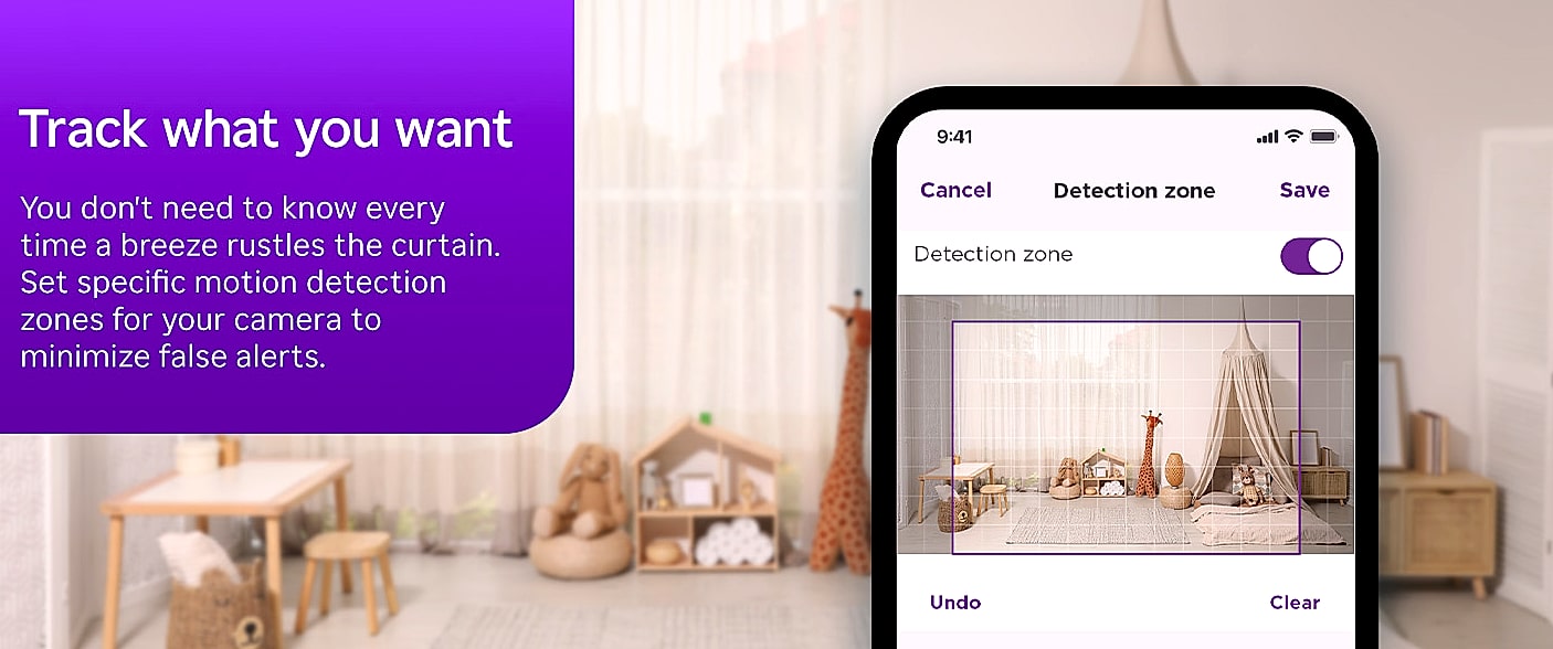 Roku Indoor Camera 2-Pack Wired Home Security with 1080p — feature highlights