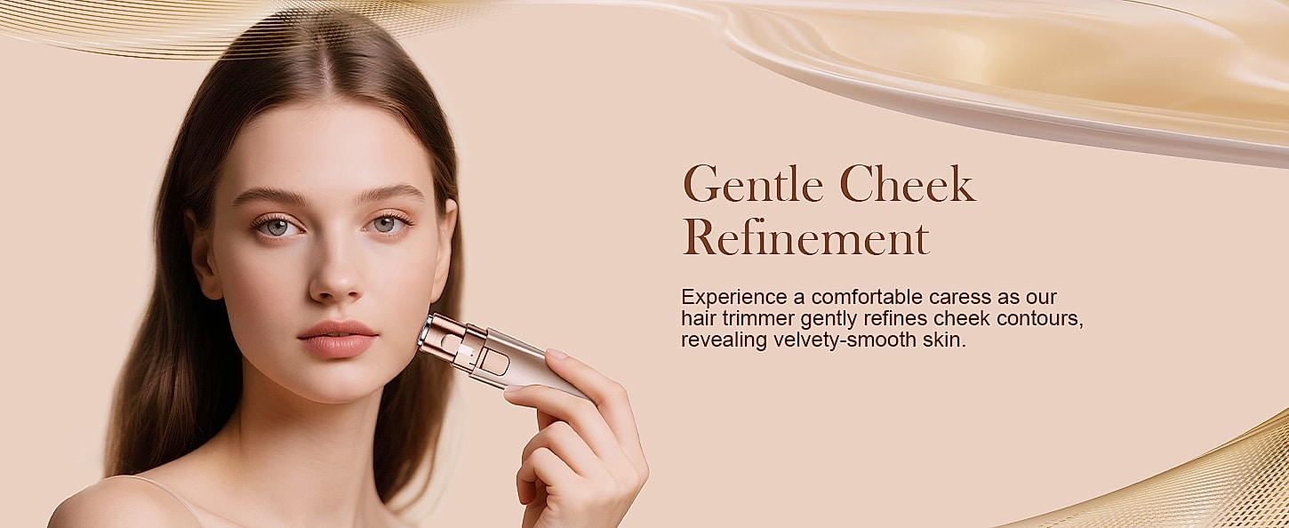 Bissuuy 2-in-1 Eyebrow Trimmer and Face Shaver for Women — close-up details