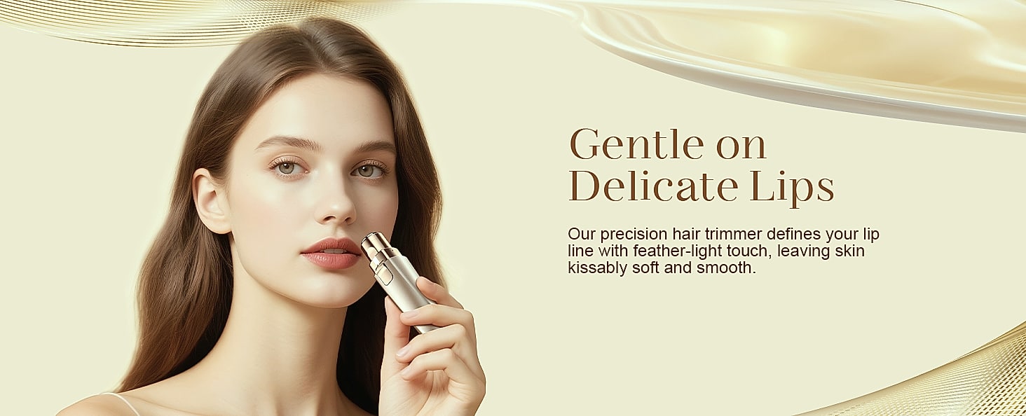 Bissuuy 2-in-1 Eyebrow Trimmer and Face Shaver for Women — assembled view