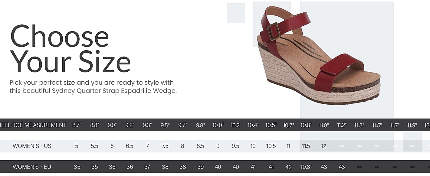 Aetrex Cognac Quarter Strap Espadrille Wedge — close-up details
