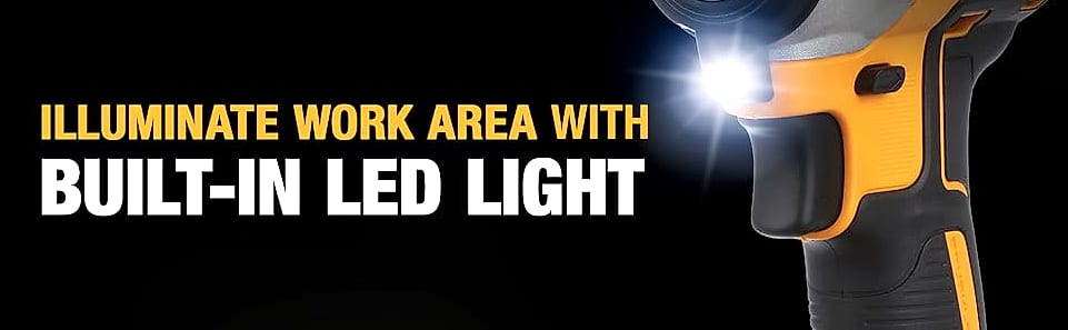 DeWalt DCF787D1 20V MAX 1/4 Impact Driver Kit — close-up details